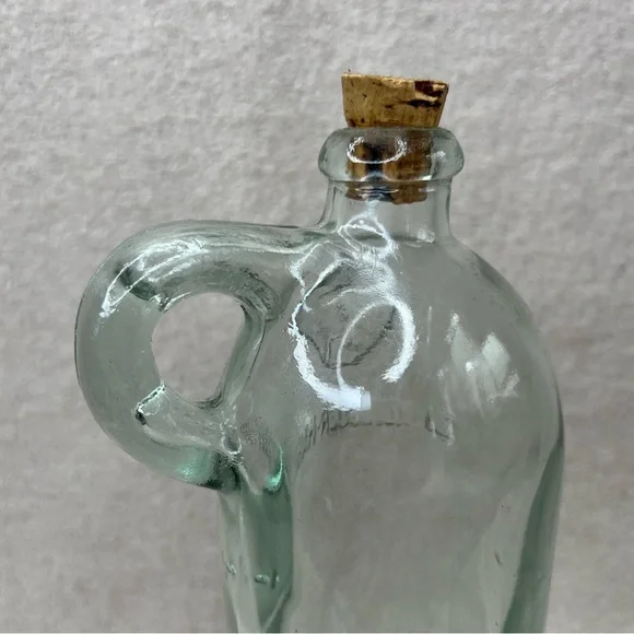 Vintage Glass Bottle w/Cork Gin Xoriguer-Mahon-Menorca, Spain-16oz-Vtg-90s-Retro - Picture 4 of 13